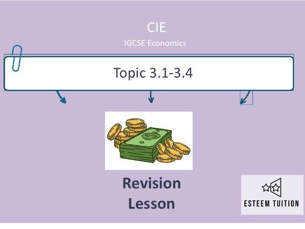 CIE IGCSE Economics Topic 3.1-3.4 Revision Lesson