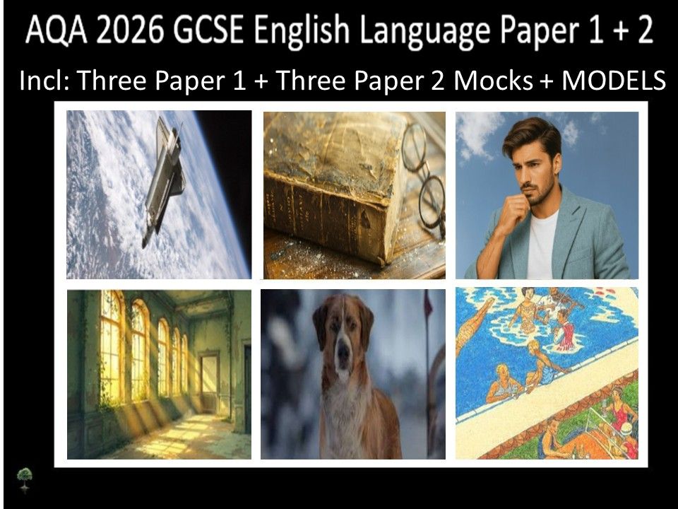 Six AQA 2026 GCSE English Language Paper 1 & 2 Mocks | Models