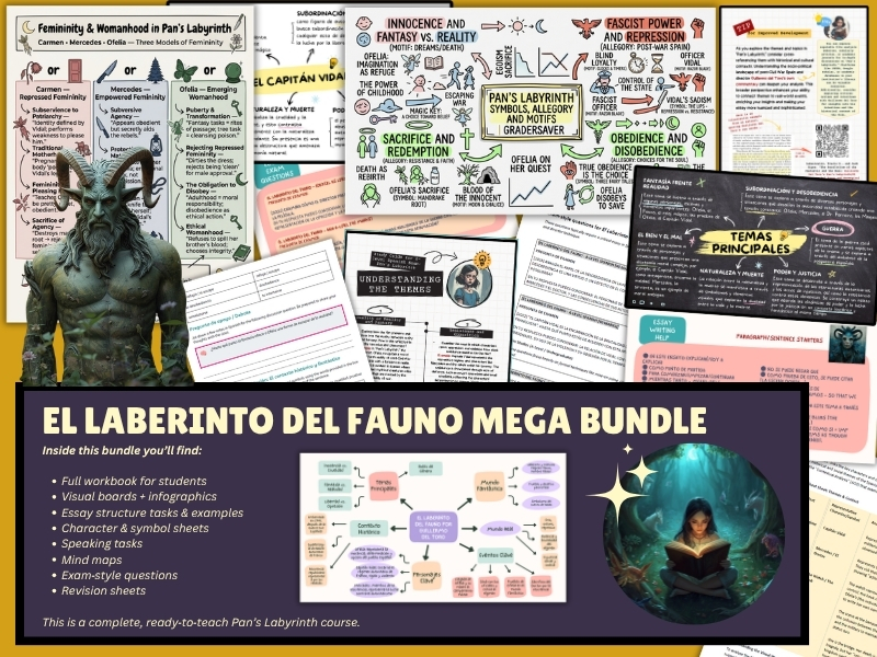 Pan’s Labyrinth ULTIMATE MEGA BUNDLE | A‑Level Spanish & AP Spanish Literature