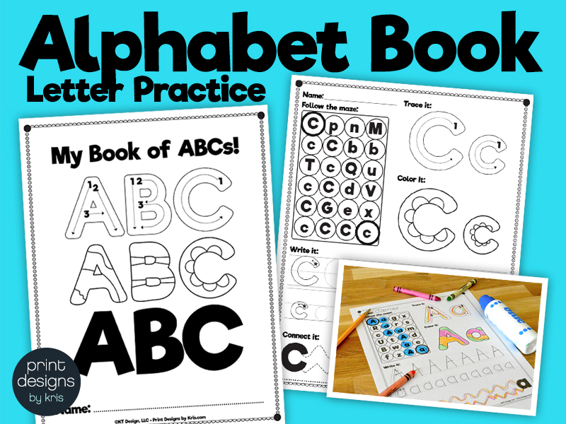 Alphabet Book • Letter Formation and Recognition Practice | Teaching ...