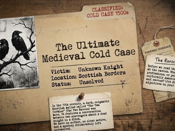 The Twa Corbies Traditional Ballad | Poem Analysis Deck | Years 9-10 |