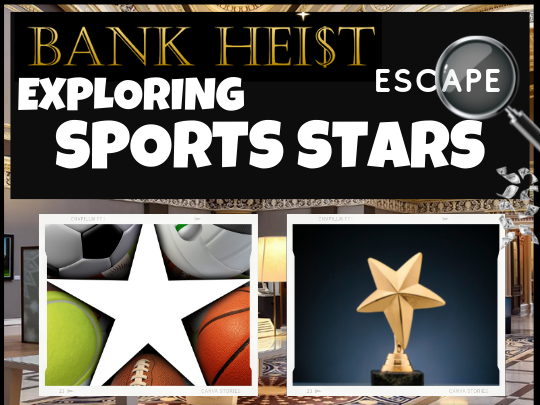 Sports Stars Escape Room Quiz Teaching Resources