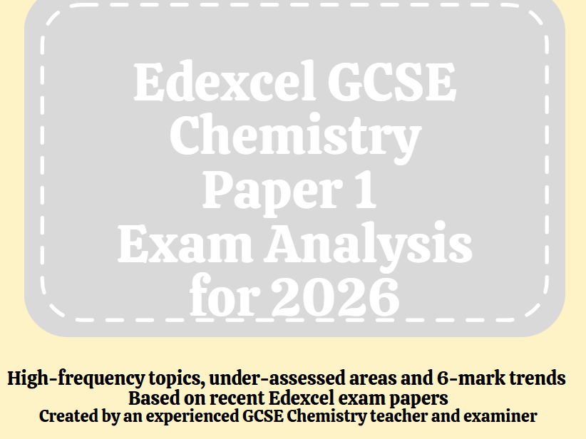 Exam trends and targeted revision priorities: Edexcel Chemistry paper1 for 2026