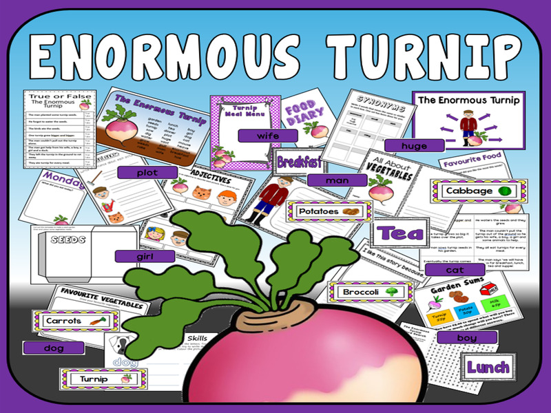 The Enormous Turnip Story Resources