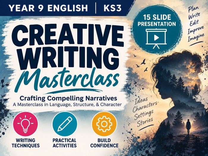 Year 9 Creative Writing Masterclass Narrative & Descriptive Writing