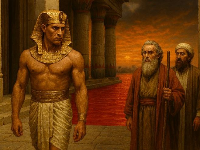 BIBLE VISUAL REGISTER  0066   EXODUS 7   GOD TURNS THE NILE INTO BLOOD