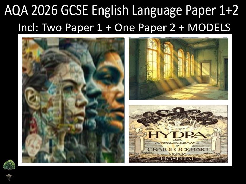 Three AQA 2026 GCSE English Language Paper 1 & 2 Mocks | Models ...