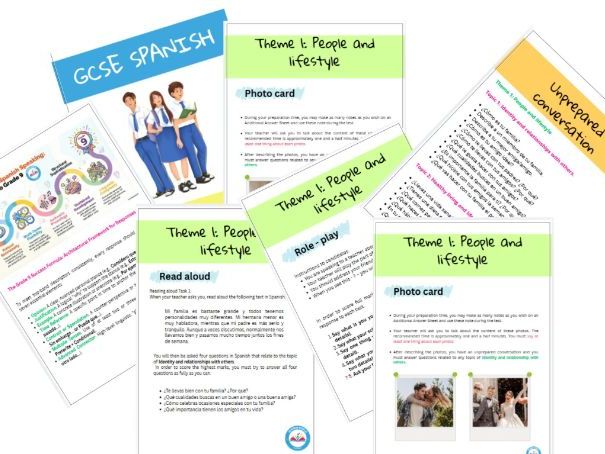 AQA GCSE Spanish Speaking booklet