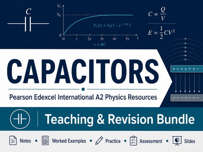 6B - Capacitors Teacher Pack - Physics International A2/A Level Pearson Edexcel