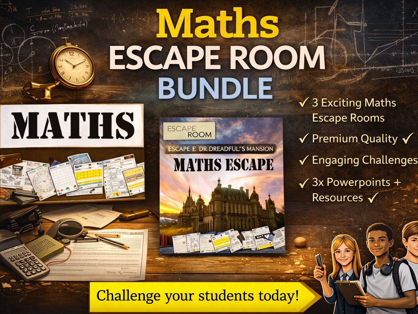 Maths Escape Rooms - Christmas