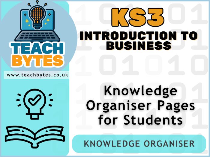 KS3 Introduction to Business Knowledge Organiser