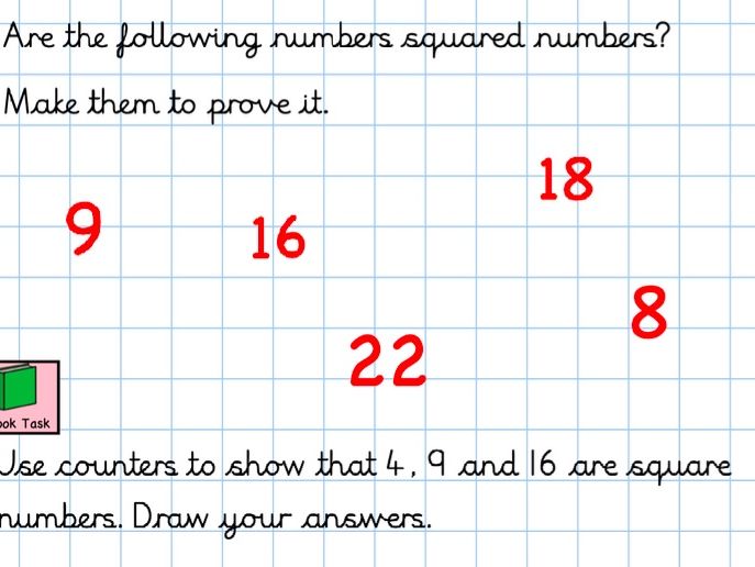 Y6 prime, squared and cubed numbers