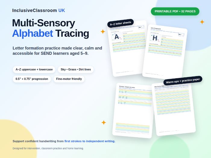 SEND Alphabet Tracing & Letter Formation