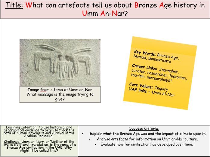 UAE Social Studies/MSC Bronze Age