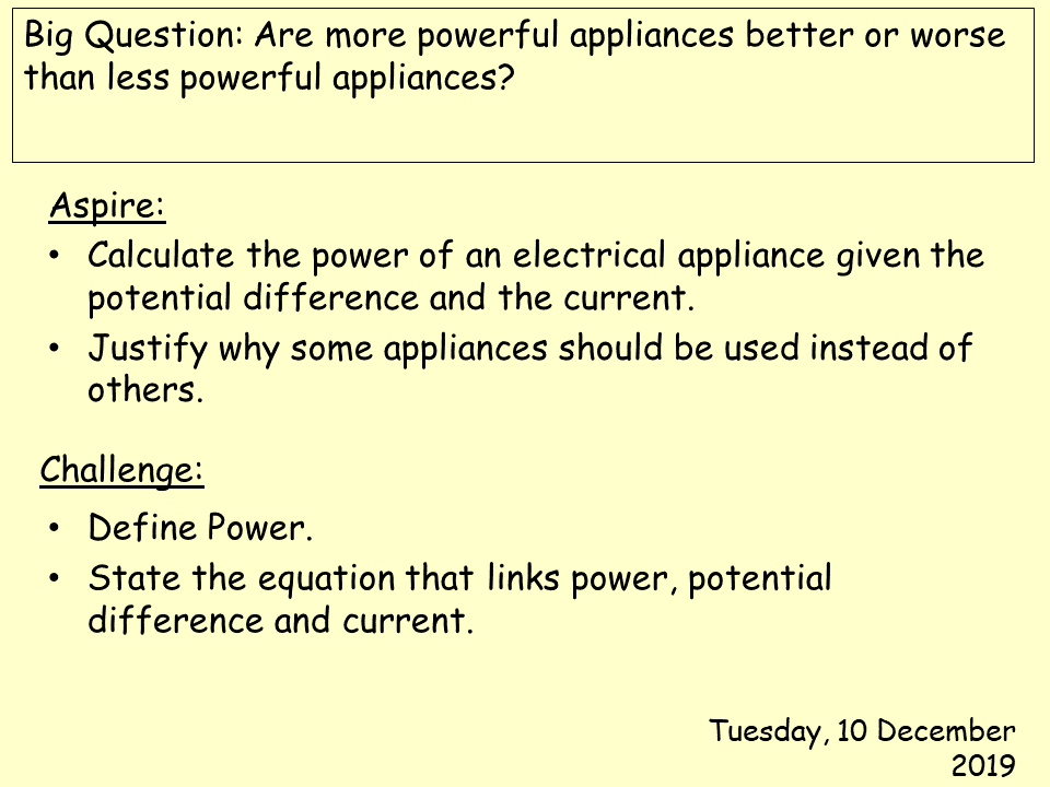 Electrical power