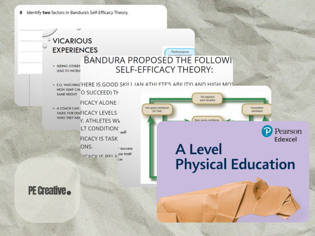 A Level PE Edexcel 4.5 Confidence and Self Efficacy