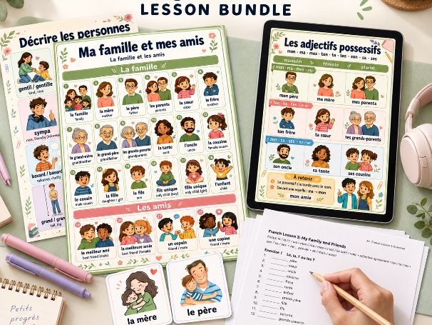 KS3 French: Ma Famille — Full Unit with Audio & Readers