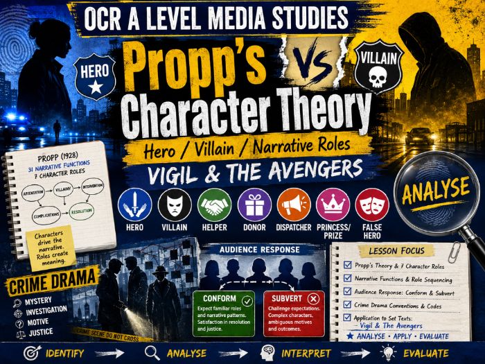 OCR A Level Propp Character Theory