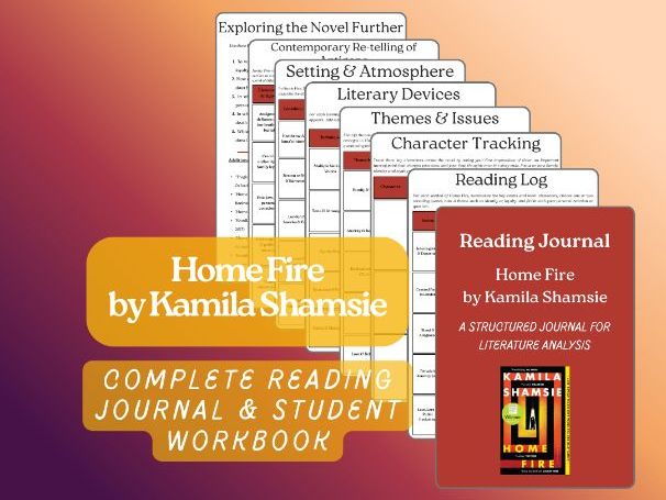Home Fire by Kamila Shamsie – Complete Reading Journal & Study Guide