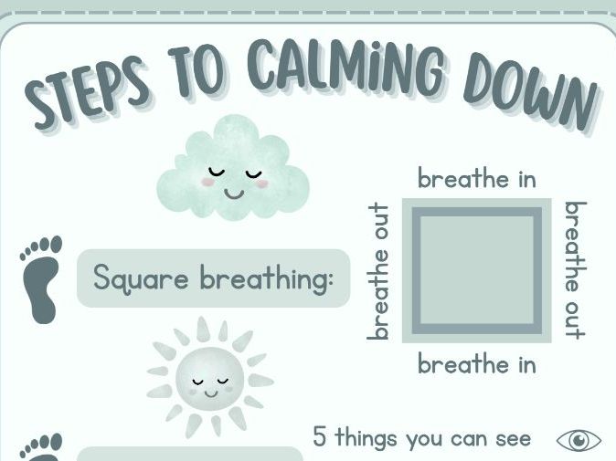 Calming poster