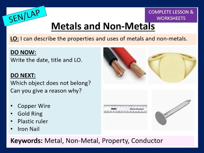 Metals and Non-Metals