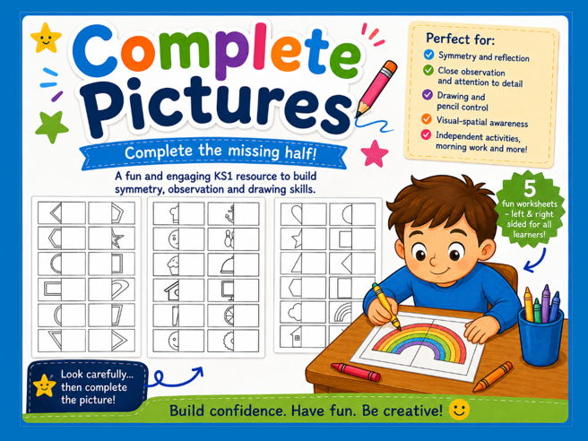 Complete the Pictures KS1 Resource