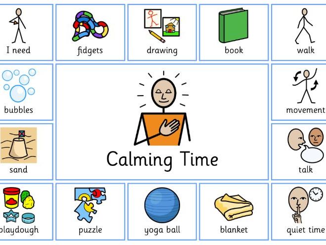 Calming Time Communication Board