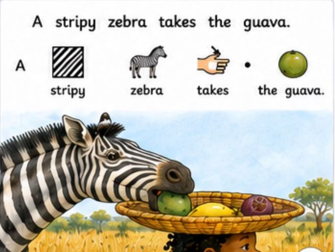 Handa's Surprise Activity Pack | Widgit adapted