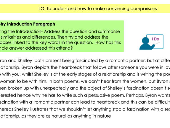 Love's Philosophy (with comparison lesson to When We Two Parted)