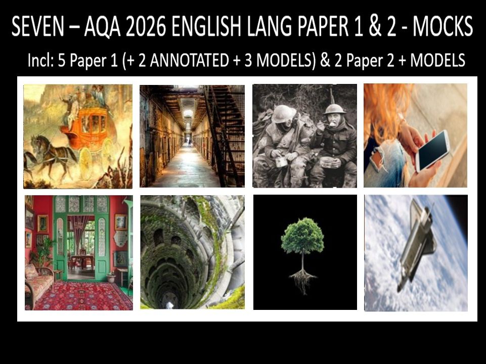 SEVEN - AQA PAPER 1 & 2 | 2026 FULL MOCKS | ANNOTATED | MODELS