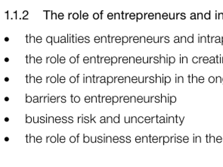 1.1.2 The Role of the Entrepreneur & Intrapreneur