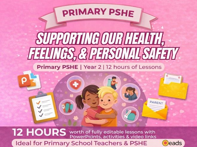 Year 2 PSHE Unit - Supporting Our Health, Feelings and Personal Safety