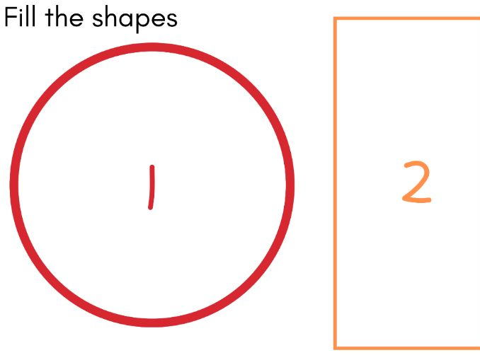Fill the shape