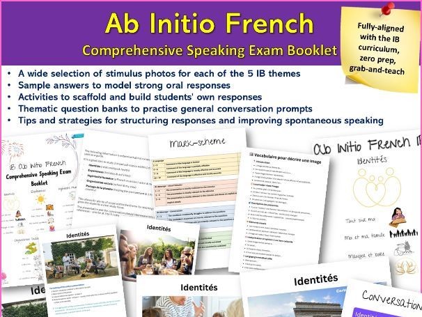 IB Ab Initio French Speaking Resources