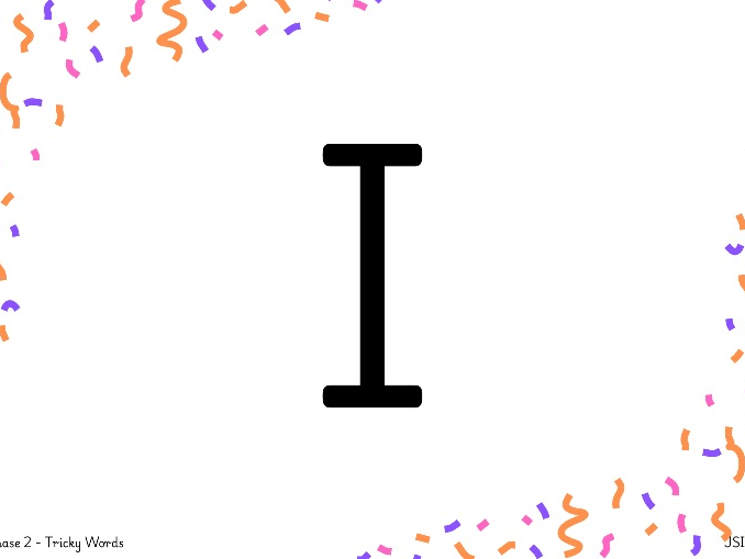 Initial Tricky Words Flashcards