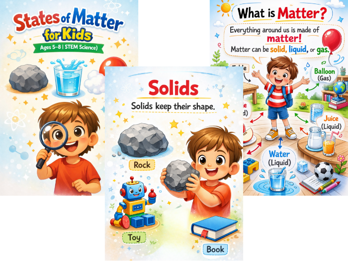 States of Matter | Solid, Liquid & Gas | KS1 Science Activity (Ages 5–8)