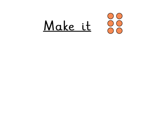 Year 1 Arrays -  Make it, write it