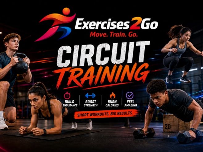 Circuit Training Exercise Cards (Male Version)