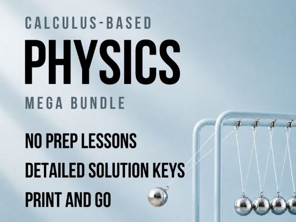 Secondary Science Cover Work: KS5 Advanced Physics Core Bundle