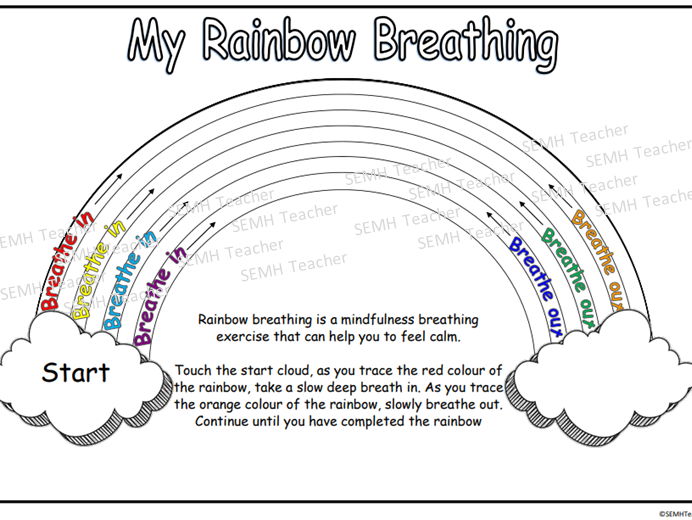 Rainbow Breathing - Self-Regulation - ELSA
