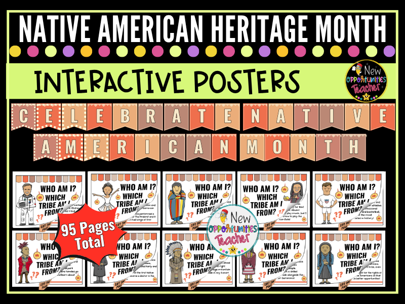 Native American Heritage Interactive Posters