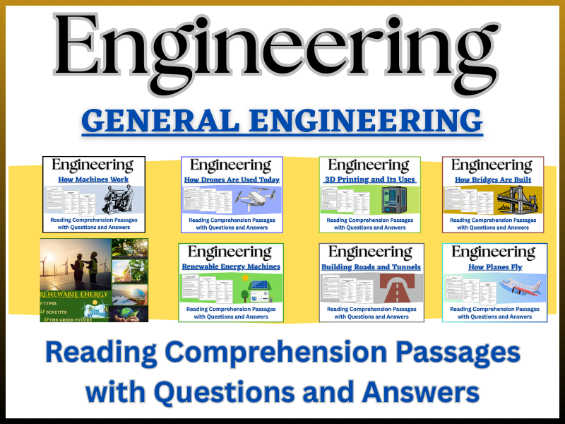 General Engineering - Reading Comprehension – Fun, Interactive & Ready-to-Print