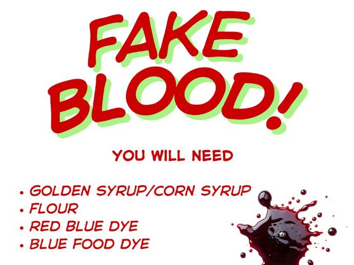 Fake Blood Recipe - Simple Science/Sensory Activity