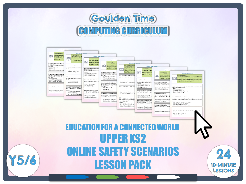 Online Safety Scenarios for Upper KS2 – 24 Quick Conversations (Education for a Connected World)
