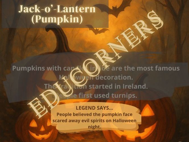 Halloween Classroom Posters | KS1–KS2 EAL Display Pack (A3 Pack + QR Quiz)