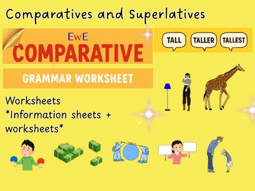 Comparatives worksheet