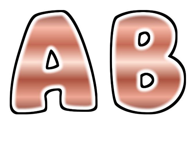 Rose Gold Foil Glow Bubble Letters | Bulletin Board Letters | Classroom Display Pack