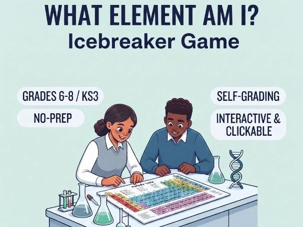 Science Icebreaker Game| What Element Am I?