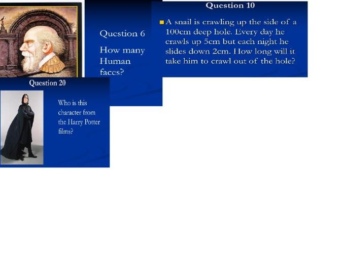 General knowledge fun Christmas quiz