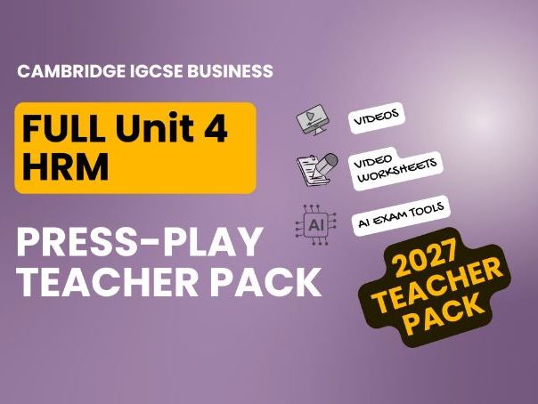 IGCSE Business - Operations - Unit 4